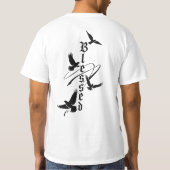 神の手に祝福されたTシャツ Tシャツ (裏面)