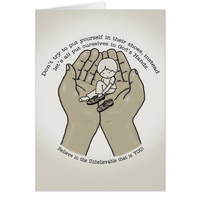 神の手に (正面)