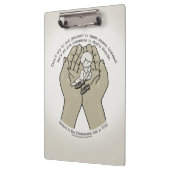 神の手に クリップボード (左)