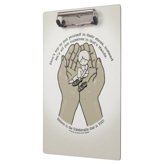神の手に クリップボード (左)