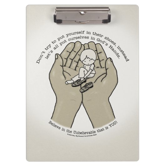 神の手に クリップボード (正面)