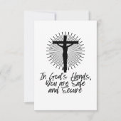 神の手に サンキューカード (正面)