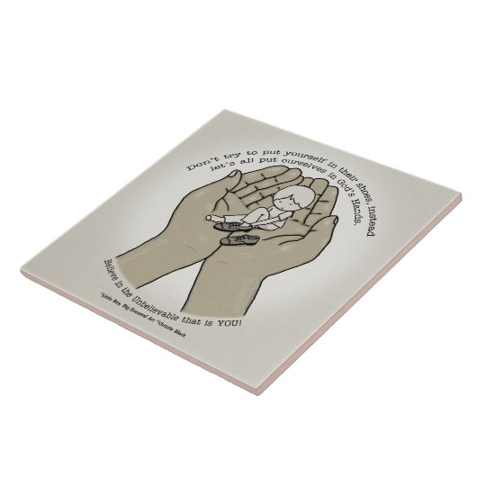 神の手に タイル (側面)