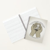 神の手に ノートブック (内部)