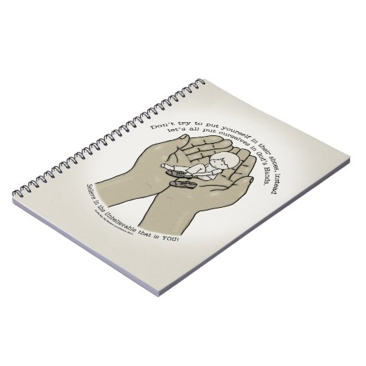 神の手に ノートブック (左側)