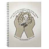 神の手に ノートブック (正面)