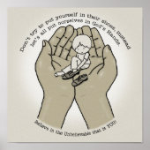 神の手に ポスター (正面)