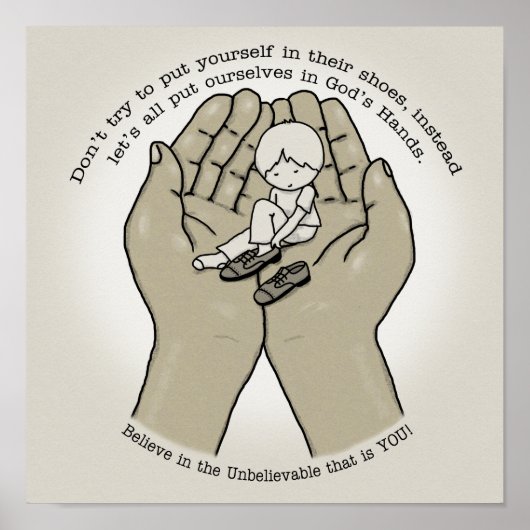 神の手に ポスター (正面)