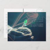 神の手に ポストカード (正面/裏面)