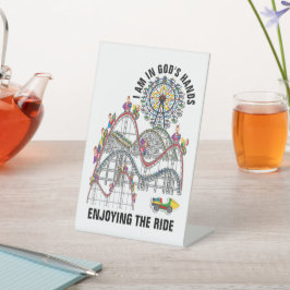 神の手に 台座サイン