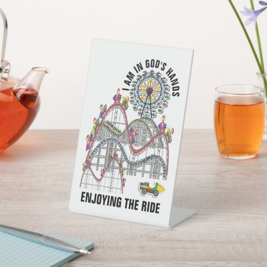 神の手に 台座サイン (インサイチュ)