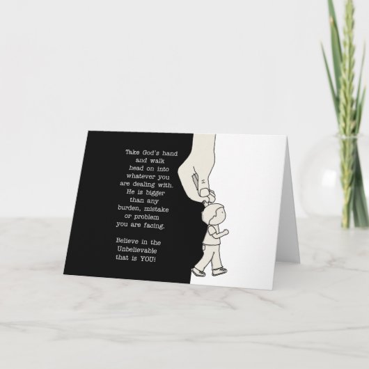 神の手を取る カード (正面)