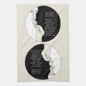 神の手を取る キッチンタオル (縦)