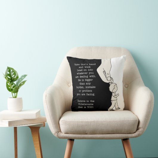 神の手を取る クッション (椅子)