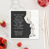 神の手を取る スタンダードランチョンナプキン (インサイチュ)