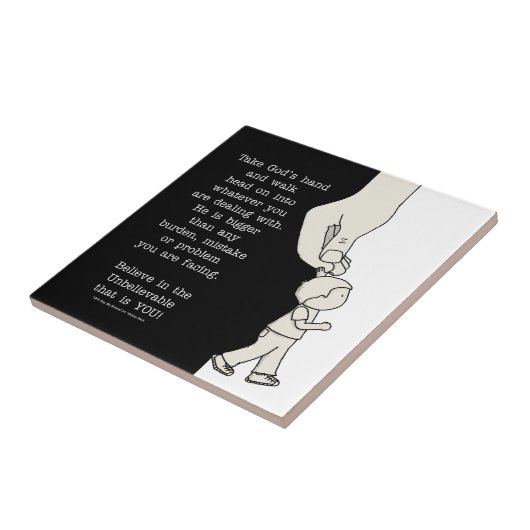 神の手を取る タイル (側面)