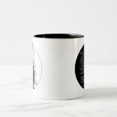 神の手を取る ツートーンマグカップ (中央)