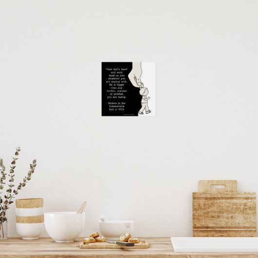 神の手を取る ポスター (キッチン)