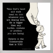 神の手を取る ポスター (正面)