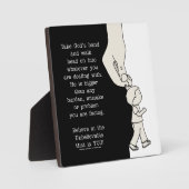 神の手を取れ フォトプラーク (正面)