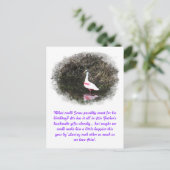 神の手作りのイエスへの贈り物 ポストカード (スタンド正面)