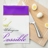 神の手拭いで キッチンタオル (四つ折り)