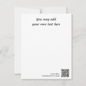 神の手気ににあなたのB&Wアートノートカードを置く ノートカード (裏面)