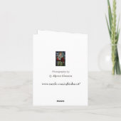 神の手紙の感動的子羊カード カード (裏面)