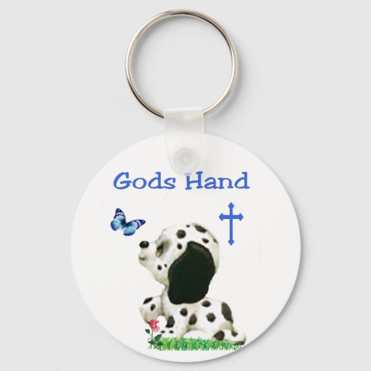 神の手 キーホルダー (正面)