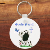 神の手 キーホルダー (正面)