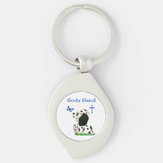 神の手 キーホルダー (正面)