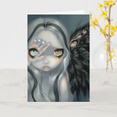 「神の手」グリーティングカード カード (黄色い花)