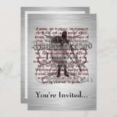 神の招待状の装甲 招待状 (正面/裏面)