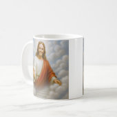 神の招待状イエス コーヒーマグカップ (正面左)