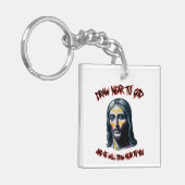 神の招待状：神に近づく キーホルダー (正面左)