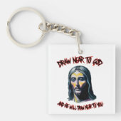 神の招待状：神に近づく キーホルダー (正面)