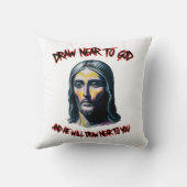 神の招待状：神に近づく クッション (裏面)