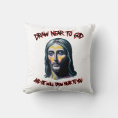 神の招待状：神に近づく クッション (正面)