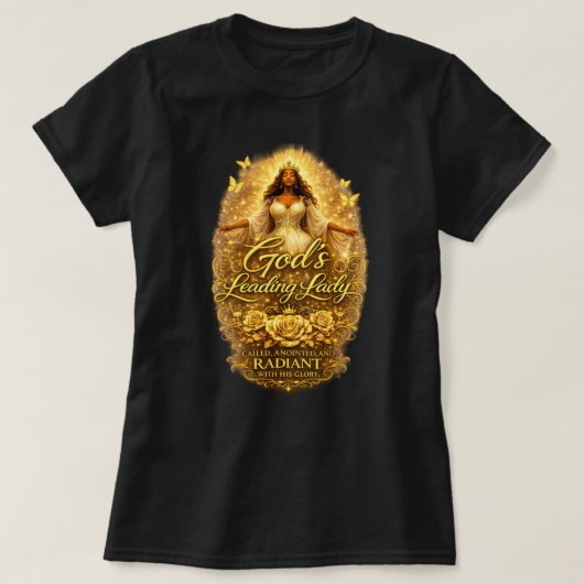 神の指導者たる女性 Tシャツ (デザイン正面)
