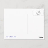 神の指紋 – 1ペテロ5:6-7 ポストカード (裏面)