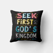 神の探求：最初の神々の王国を求める クッション (裏面)