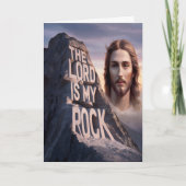 神の救い主は私の岩 カード (正面)