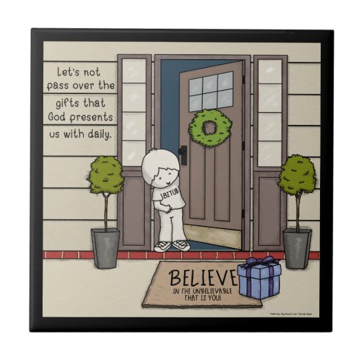 神の日々の賜物 タイル (正面)