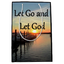 神の日の入りを許して行く ミディアムペーパーバッグ