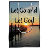 神の日の入りを許して行く ミディアムペーパーバッグ (裏面)