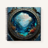 神の日誌と時間を過ごす暗闇はない ノートブック (正面)