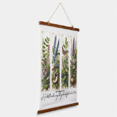 神の時にすべては美しい　植物園 吊り下げ型タペストリー (傾斜あり)