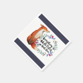 神の時の狐 スタンダードカクテルナプキン (角)