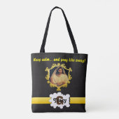 神の晩餐:イエスとパンを裂くこと トートバッグ (裏面)