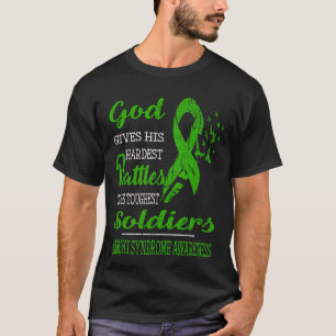 神の最も辛い兵士の歌舞伎症候群認識度 Tシャツ